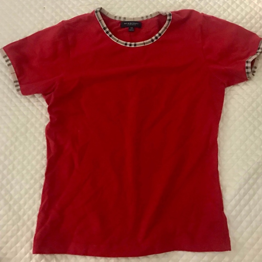 Authentic Burberry stretchy tee